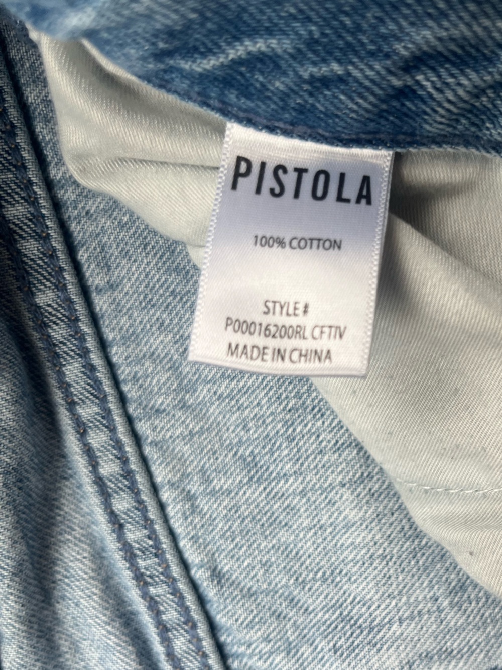 PISTOLA Lexi Bowed Straight Jean in Vintage Confetti | Size 29 - Picture 11 of 16